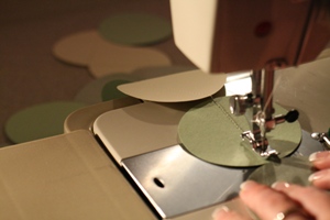 Paper circle garland Paper circle garland